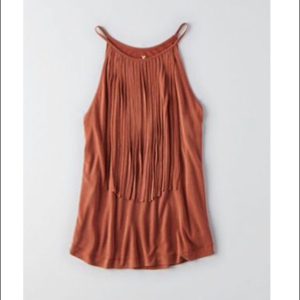 *2 for $15 Bundle* American Eagle Copper Fringe Tank